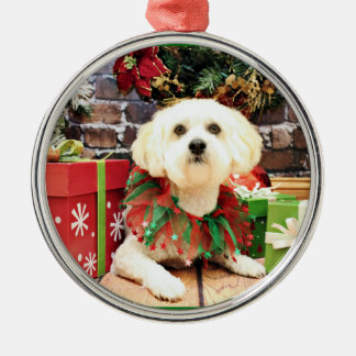 Ornamento De Metal Natal - Lhasa Apso - Jack