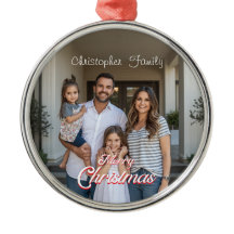 Natal Personalizado com Nome da Família e Foto