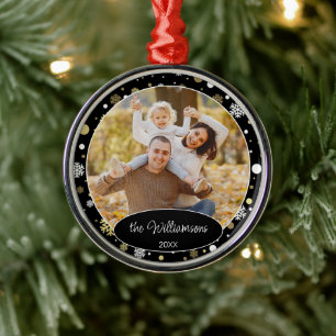Ornamento De Metal Natal Personalizado da Família Personalizado 2023