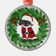 Natal personalizado Labradoodle Papai Noel
