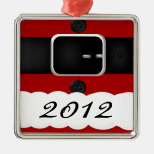 Ornamento De Metal Natal personalizado terno de Papai Noel