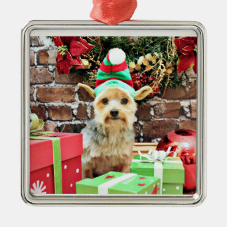 Ornamento De Metal Natal - Yorkie - Vinnie #32