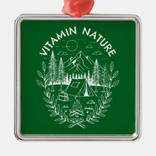 Ornamento De Metal Nature da Vitamina