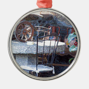 Ornamento De Metal Natureza-morta de cacto espanhol