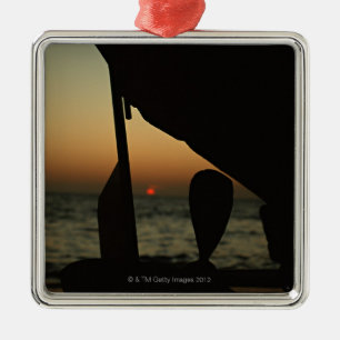 Ornamento De Metal Navio