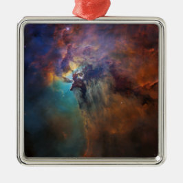 Ornamento De Metal Nebulosa de Lagoa (Imagem Espacial Astronômica) (U