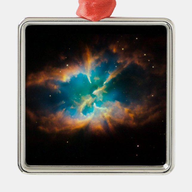 Ornamento De Metal Nebulosa Esplêndida (Frente)