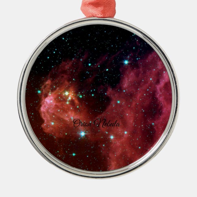 Ornamento De Metal Nebulosa Orion (Frente)