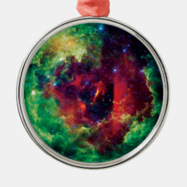 Ornamento De Metal Nebulosa Roseta Foto Espacial da NASA