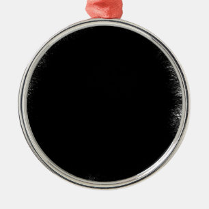 Ornamento De Metal negro fumante