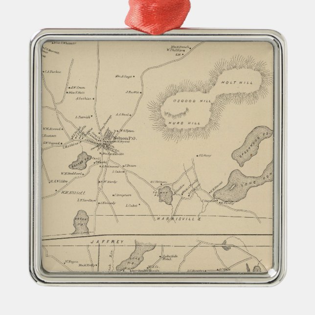 Ornamento De Metal Nelson, Rindge (Frente)