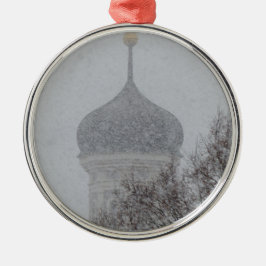 Ornamento De Metal Nevasca Russa