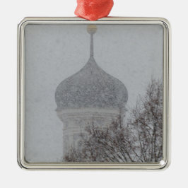 Ornamento De Metal Nevasca Russa