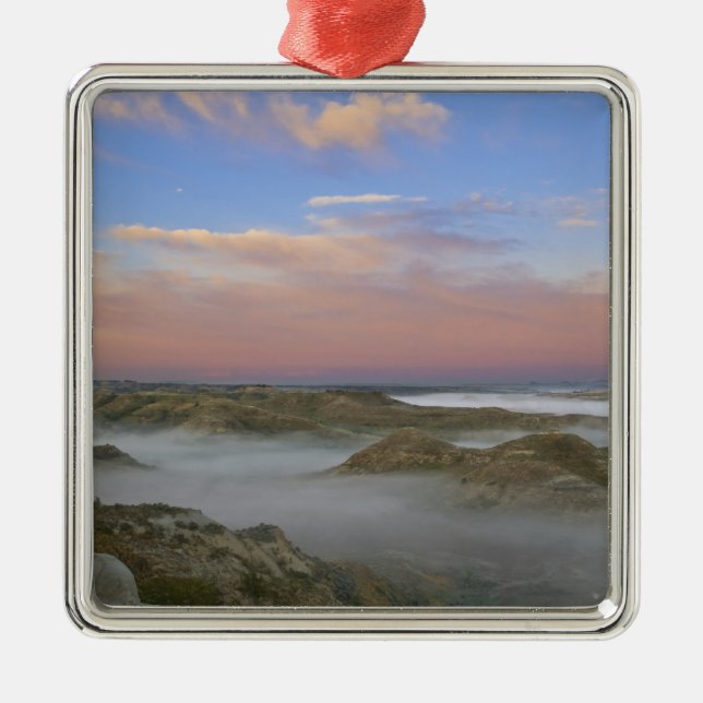 Ornamento De Metal Nevoeiro do rio Little Missouri pendura no (Frente)