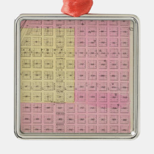 Ornamento De Metal New Kiowa, Sun City, Stanley e Holliday, Kansas