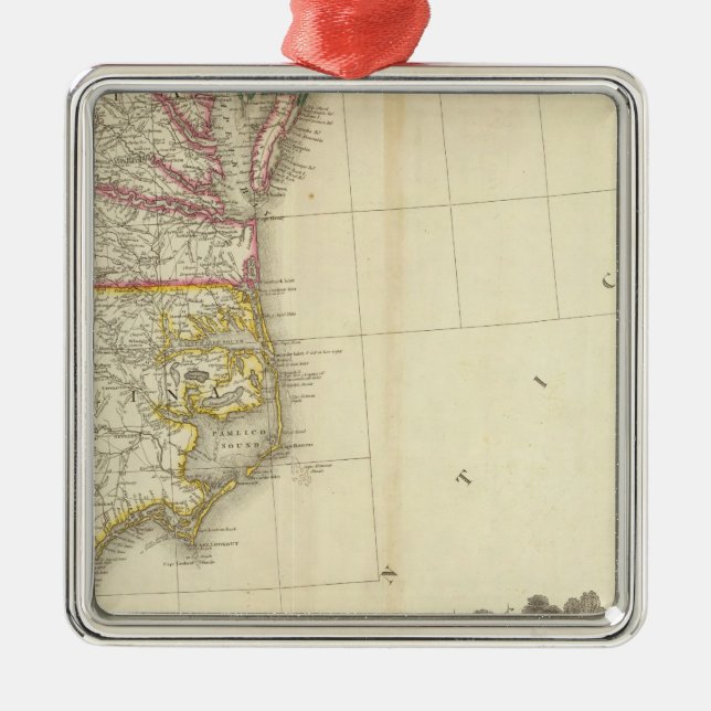 Ornamento De Metal Niagara Falls, Nova York 2 (Frente)