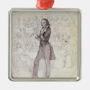 Ornamento De Metal Niccolo Paganini, violinista