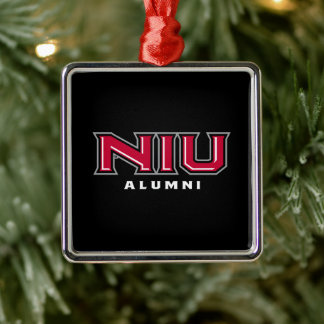 Ornamento De Metal NIU Alumni