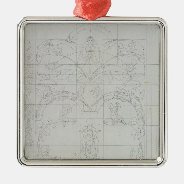 Ornamento De Metal Nivelamento, 1803 (Frente)