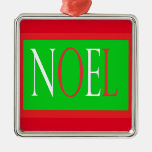 ORNAMENTO DE METAL NOEL CHRISTMAS DESIGN VERMELHO E DESIGN BRANCO VER
