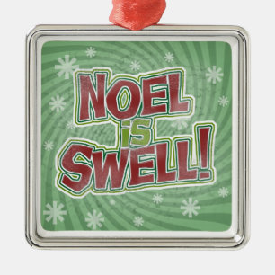 Ornamento De Metal Noel é inchamento
