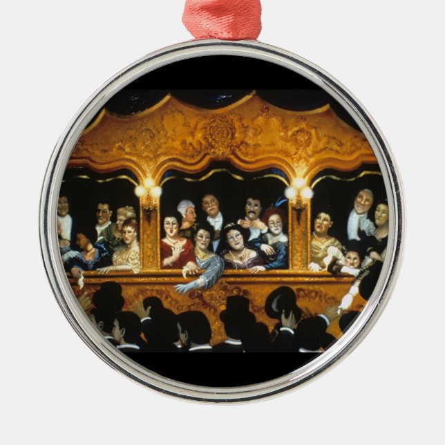 Ornamento De Metal Noite da inauguração no La Fenice (Frente)