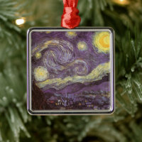Noite Estrelada por Vincent van Gogh, Arte Fino Vi