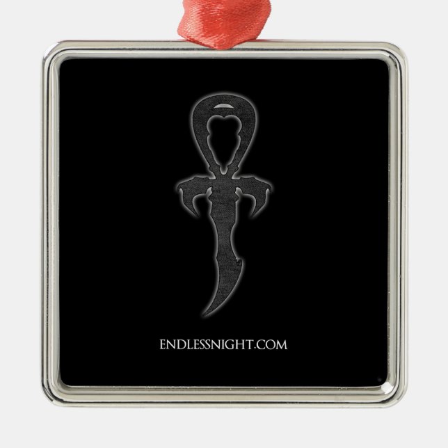 Ornamento De Metal Noite infinita: Legado Ankh (Frente)