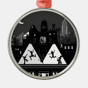 Ornamento De Metal Noites de New York Boogie