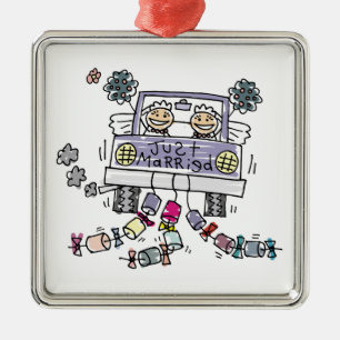 Ornamento De Metal Noivas lésbicas