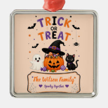 Nome de Família de Halloween Personalizado, Doce o