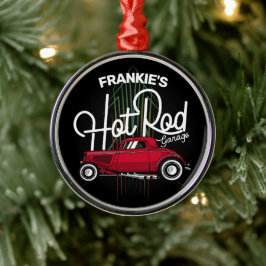 Ornamento De Metal Nome PERSONALIZADO da Garagem de Estrada Quente