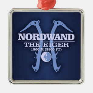 Ornamento De Metal Nordwand "The Eiger"