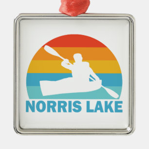 Ornamento De Metal Norris Lake Tennessee Caiaque