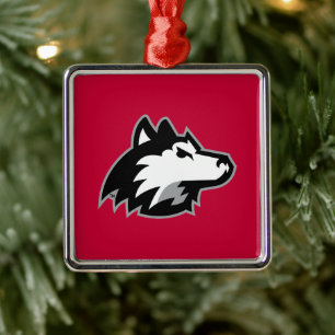 Ornamento De Metal Northern Illinois Huskies