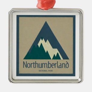 Ornamento De Metal Northumberland National Park Rustic