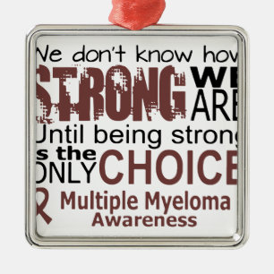 Ornamento De Metal nós não sabemos nós somos fortes até ser forte