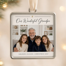 Nossa Maravilhosa Foto Personalizada do Avô com os