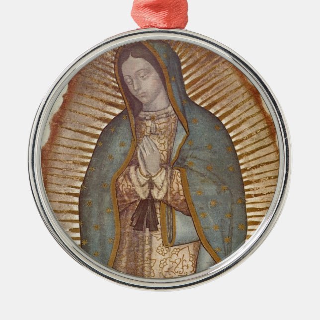 Ornamento De Metal Nossa Senhora de Guadalupe (Frente)