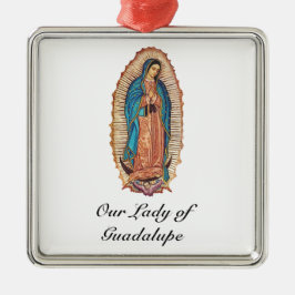 Ornamento De Metal Nossa Senhora de Guadalupe Tilma Milagrosa Arte Re