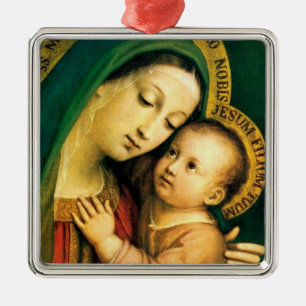 Ornamento De Metal nossa senhora do bom conselho