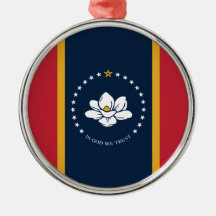 Nova bandeira do Mississípi Cerâmica
