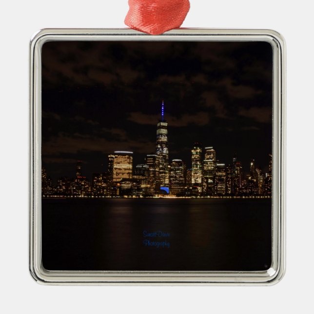 Ornamento De Metal Nova Iorque (Frente)