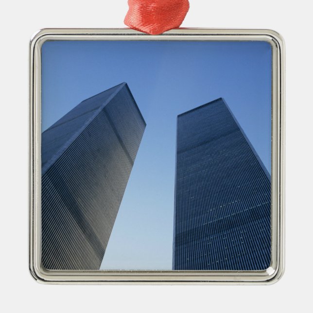 Ornamento De Metal Nova York, EUA. Ver em torres gêmeas do (Frente)