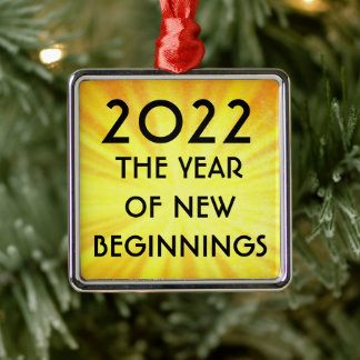 Ornamento De Metal Novos anos novos Início 2022
