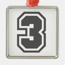 Ornamento De Metal Número 3