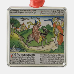 Ornamento De Metal Números 22 burro de fala de 20-35 Balaam, 'do N