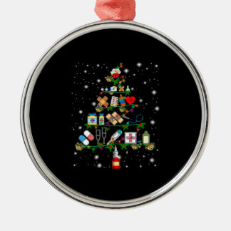 Ornamento De Metal Nurse Gift | Nurse Apparatus Christmas Tree