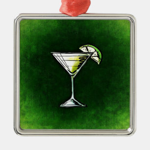 Ornamento De Metal O absinto verde do cocktail