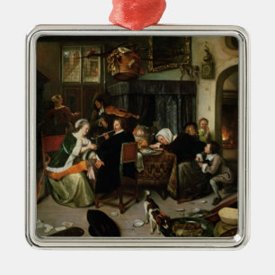 Ornamento De Metal O agregado familiar Dissolute, 1668